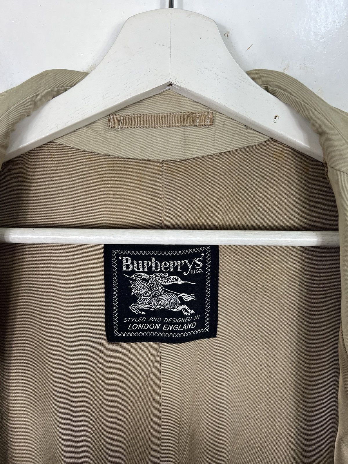 Burberry × Burberry Prorsum × Vintage 🔥 VINTAGE BURBERRYS LONDON ENGLAND TRENCH COAT Size US S / EU 44-46 / 1 - 8 Thumbnail