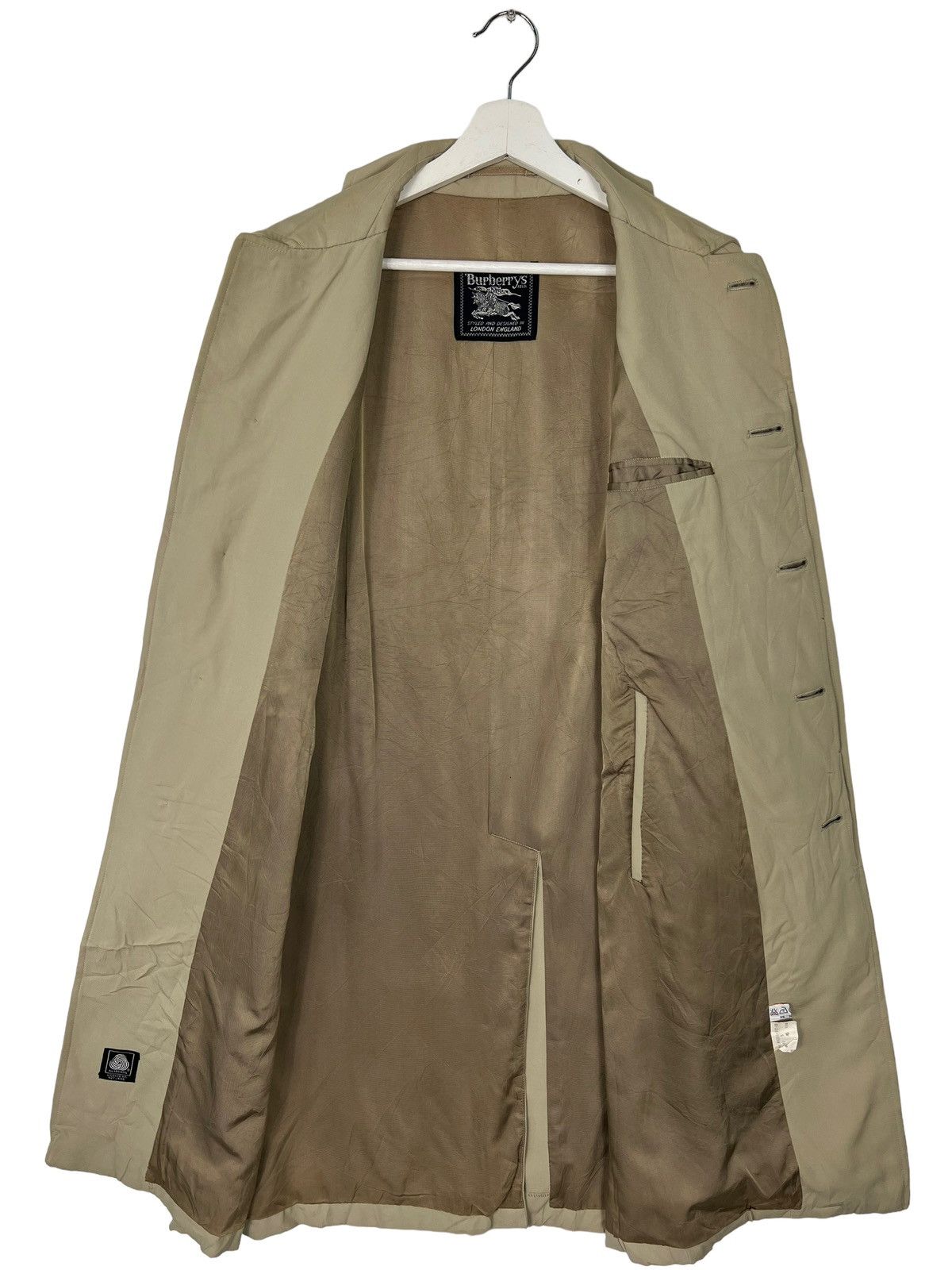 Burberry × Burberry Prorsum × Vintage 🔥 VINTAGE BURBERRYS LONDON ENGLAND TRENCH COAT Size US S / EU 44-46 / 1 - 5 Thumbnail