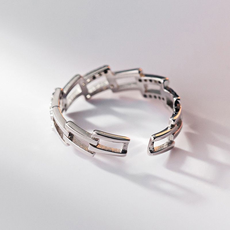 Jewelry Elegant Hollow Rings Size ONE SIZE - 2 Thumbnail