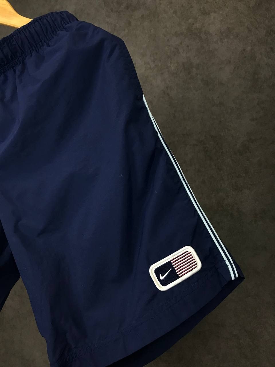 Nike × Vintage Nike swoosh streetwear vintage shorts Size US 32 / EU 48 - 2 Thumbnail