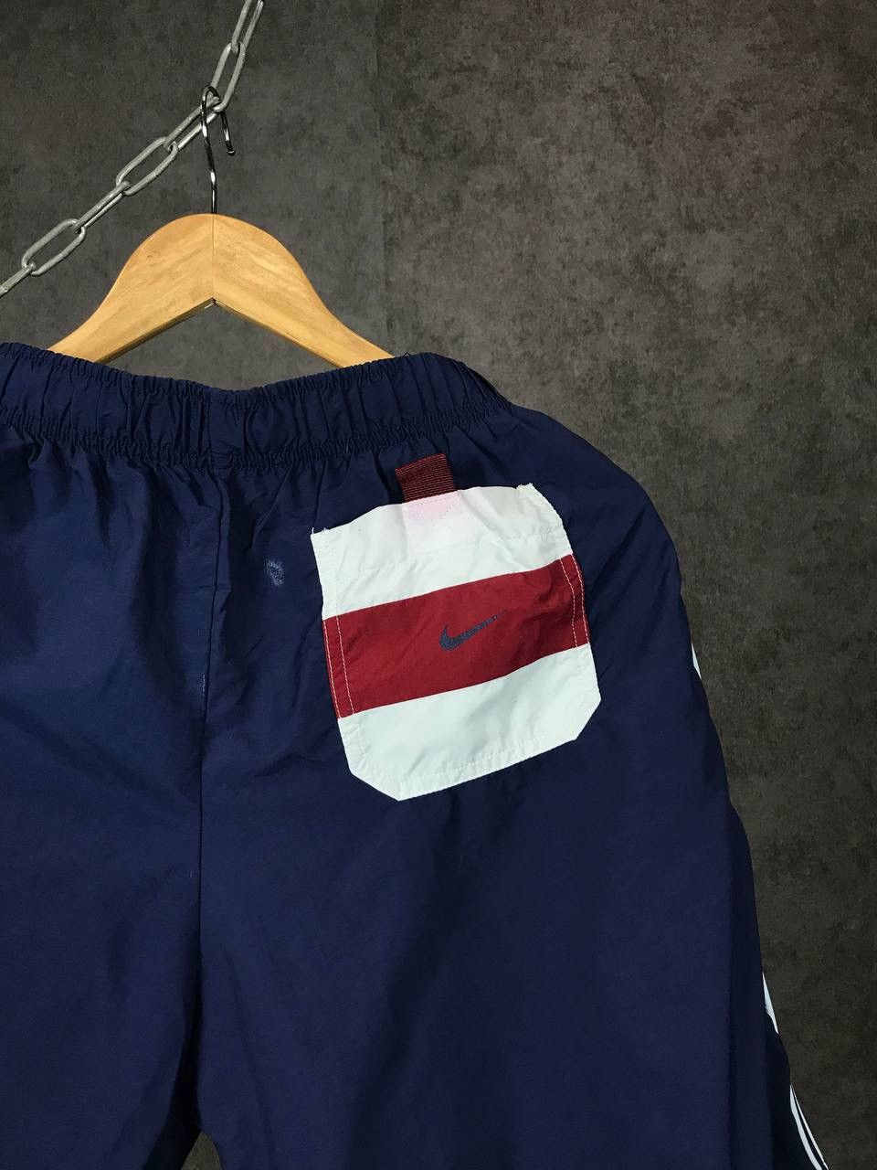 Nike × Vintage Nike swoosh streetwear vintage shorts Size US 32 / EU 48 - 6 Thumbnail