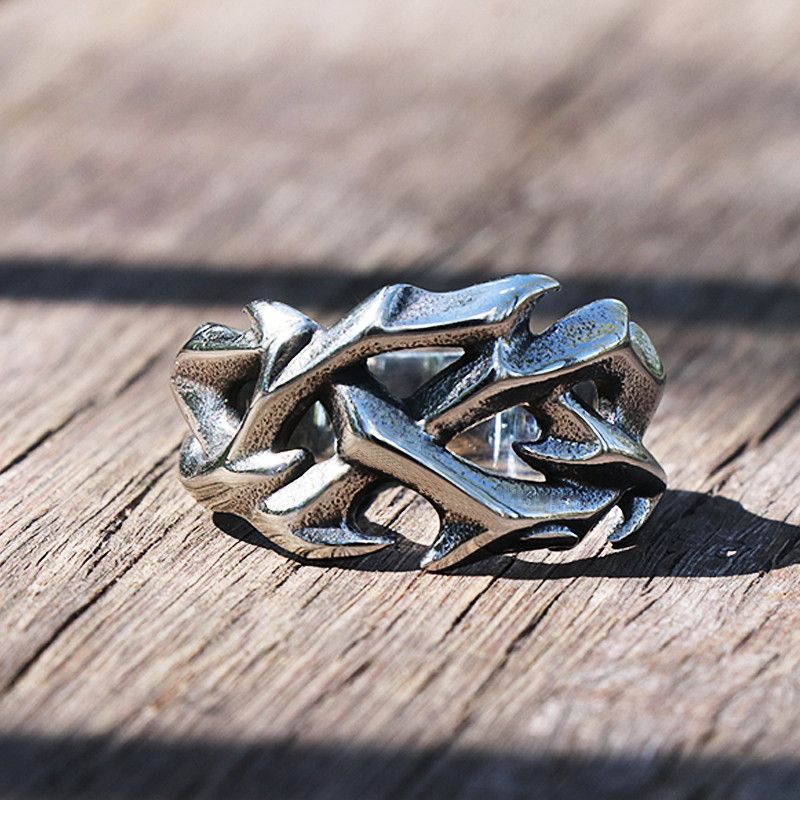 Jewelry Elegant Hollow Rings Size ONE SIZE - 1 Thumbnail