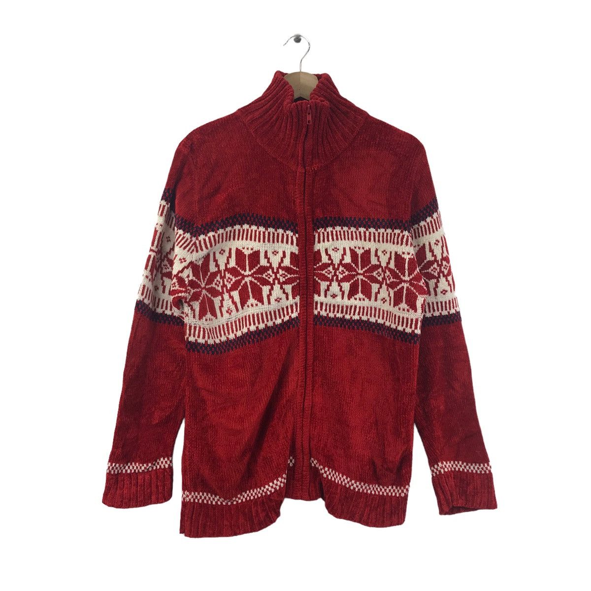 Vintage Vintage HIT MAKER Native Navajo Aztec Print Red Sweater Size US L / EU 52-54 / 3 - 1 Thumbnail