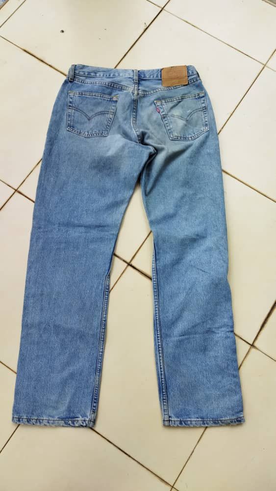 Other 🔥ITS HOT🔥LEVIS DISTRESSED CUSTOM SHASHIKO Size US 32 / EU 48 - 3 Thumbnail