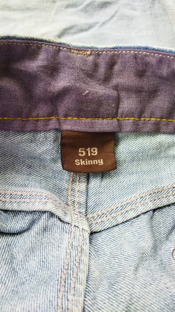 Levi's 🔥SHOUT OUT🔥SKINNY LEVIS DISTRESSED CUSTOM SHASHIKO Size US 32 / EU 48 - 7 Thumbnail