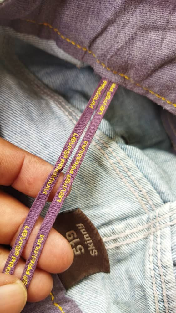 Levi's 🔥SHOUT OUT🔥SKINNY LEVIS DISTRESSED CUSTOM SHASHIKO Size US 32 / EU 48 - 5 Thumbnail