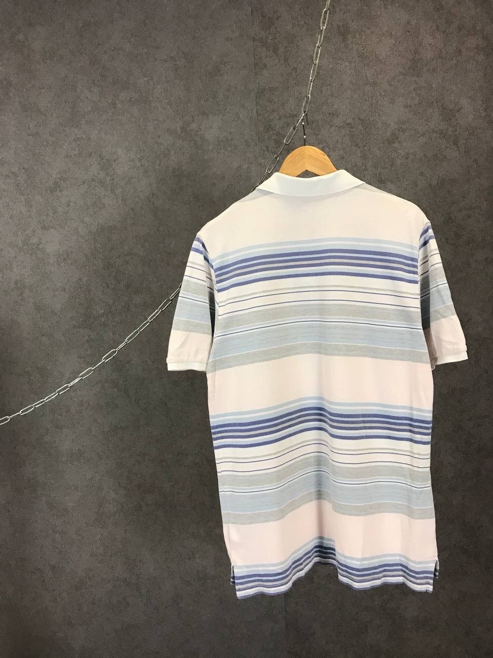 Yves Saint Laurent YSL Yves Saint Laurent luxury multicolor polo tee Size US L / EU 52-54 / 3 - 7 Thumbnail
