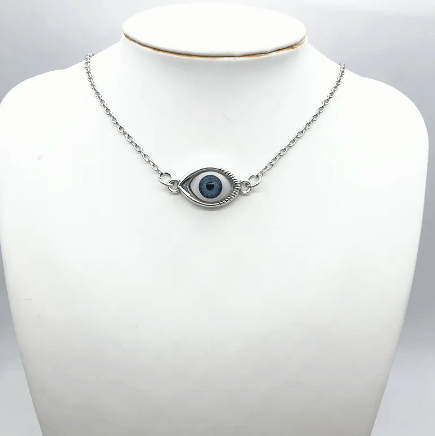 Jewelry Devil Evil Eyes Pendant Necklace Size ONE SIZE - 1 Thumbnail