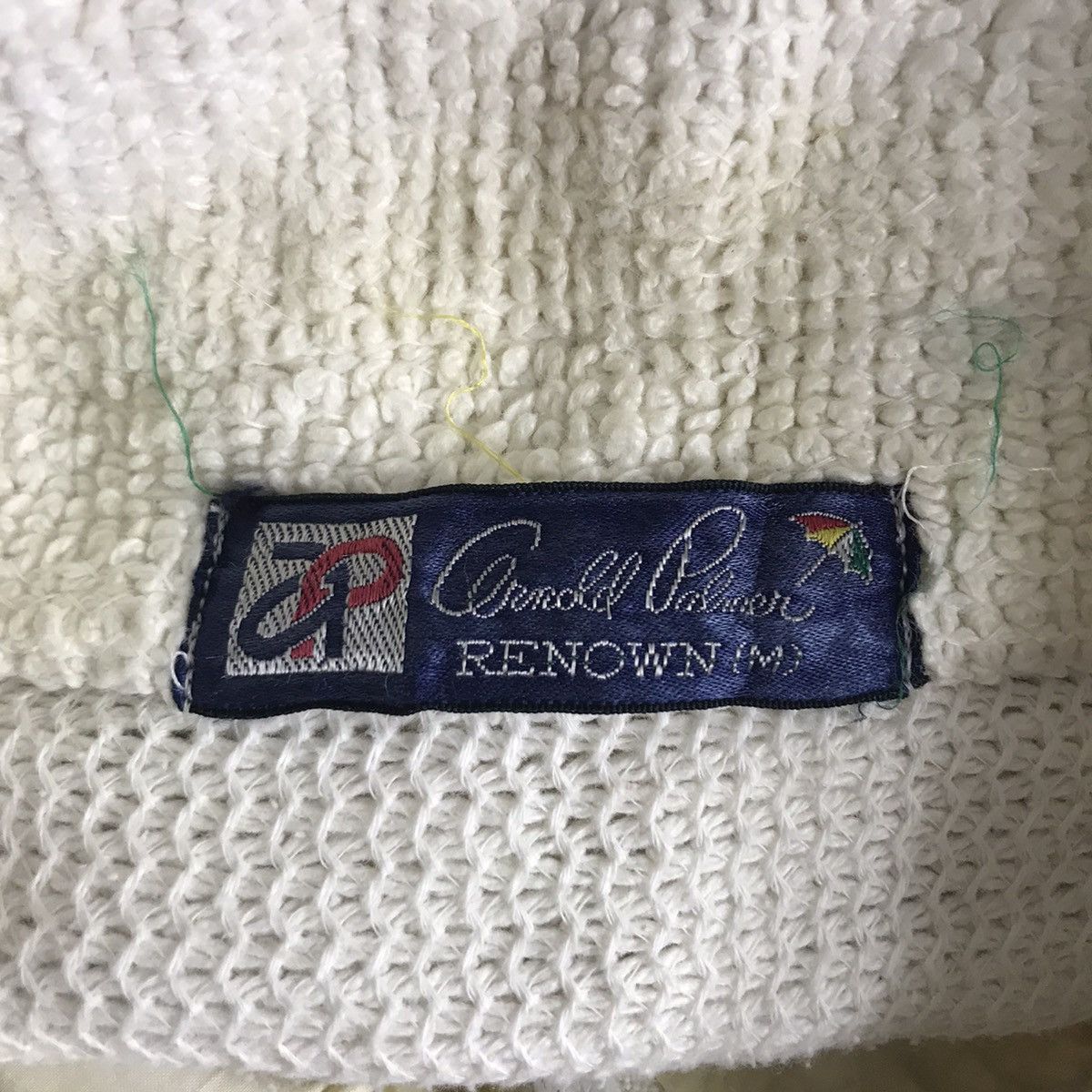 Vintage Vintage ARNOLD PALMER RENOWN Wool Full Zipper White Shirt Size US M / EU 48-50 / 2 - 4 Thumbnail