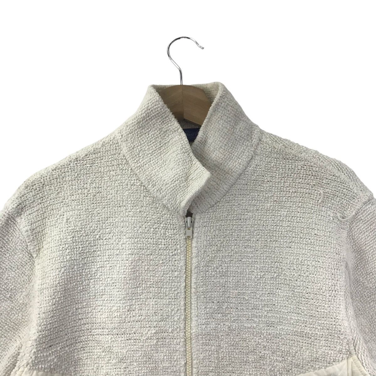 Vintage Vintage ARNOLD PALMER RENOWN Wool Full Zipper White Shirt Size US M / EU 48-50 / 2 - 2 Thumbnail