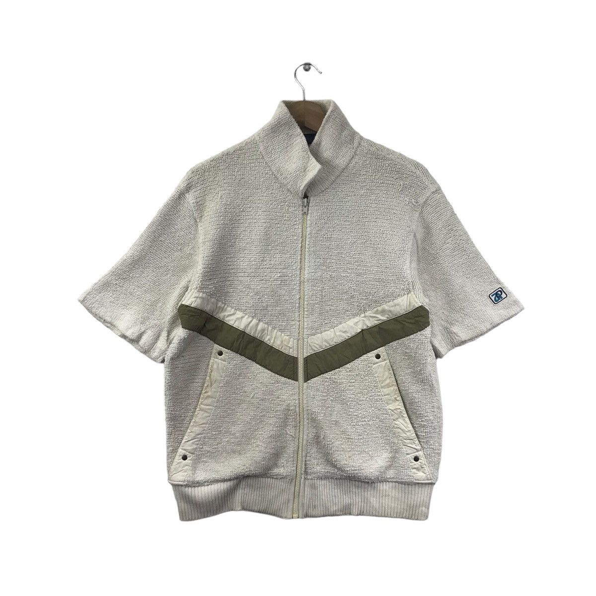 Vintage Vintage ARNOLD PALMER RENOWN Wool Full Zipper White Shirt Size US M / EU 48-50 / 2 - 1 Thumbnail