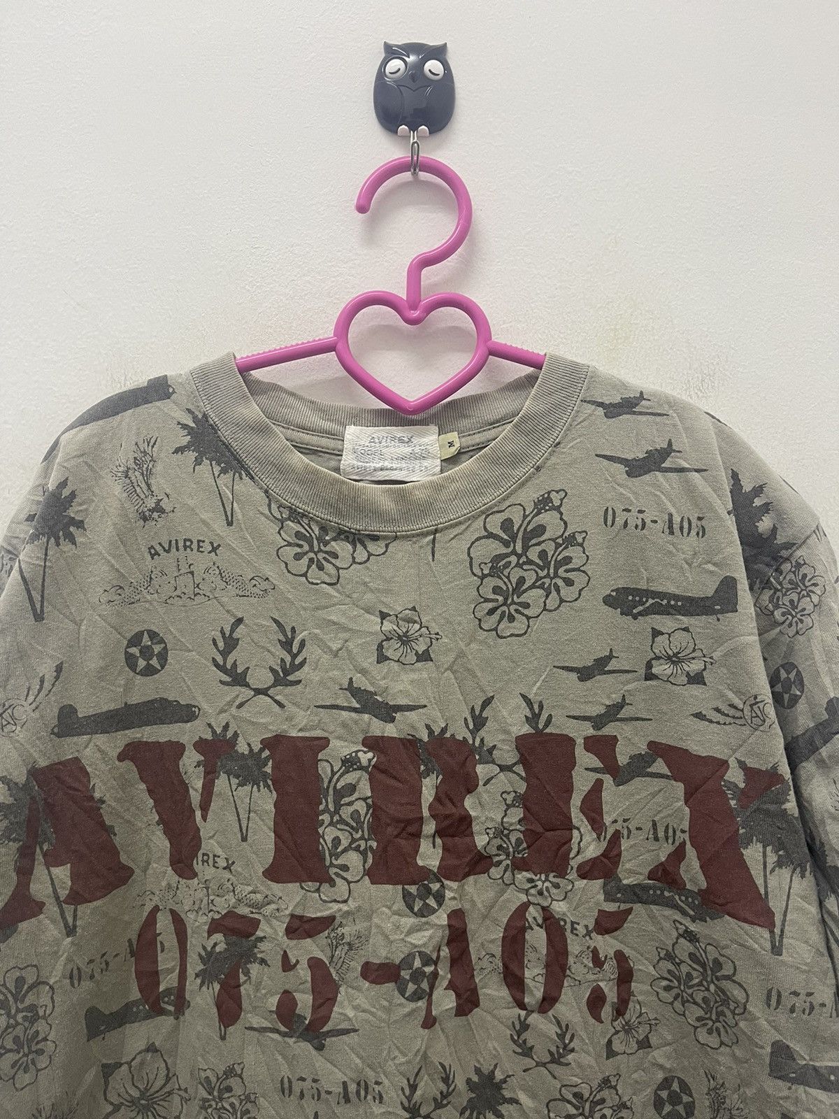 Avirex Rare Vintage AVIREX 075-A05 Spell Out Full All Over Size US M / EU 48-50 / 2 - 2 Thumbnail