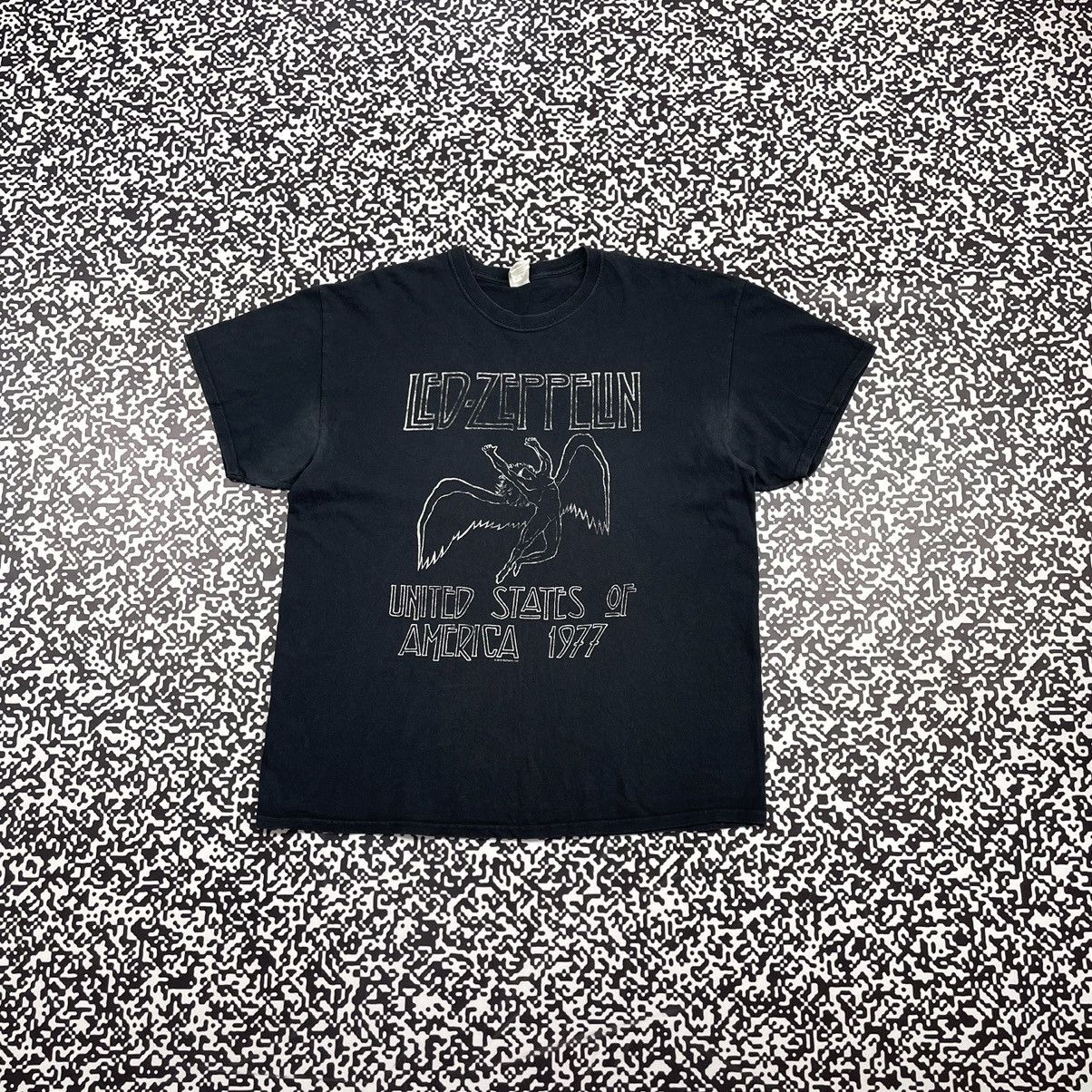 Band Tees × Led Zeppelin × Vintage Vintage Y2K LED ZEPPELIN Band Rock ...