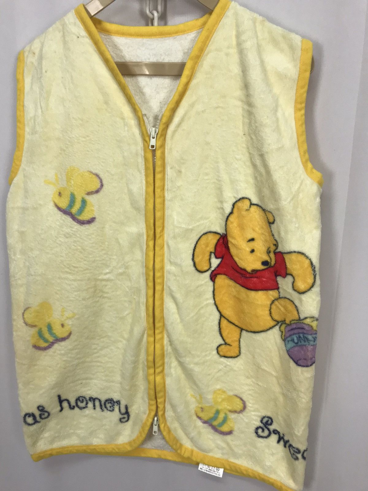 Disney Pooh by Disney printed fleece sleeveless zipper jacket Size US S / EU 44-46 / 1 - 5 Thumbnail
