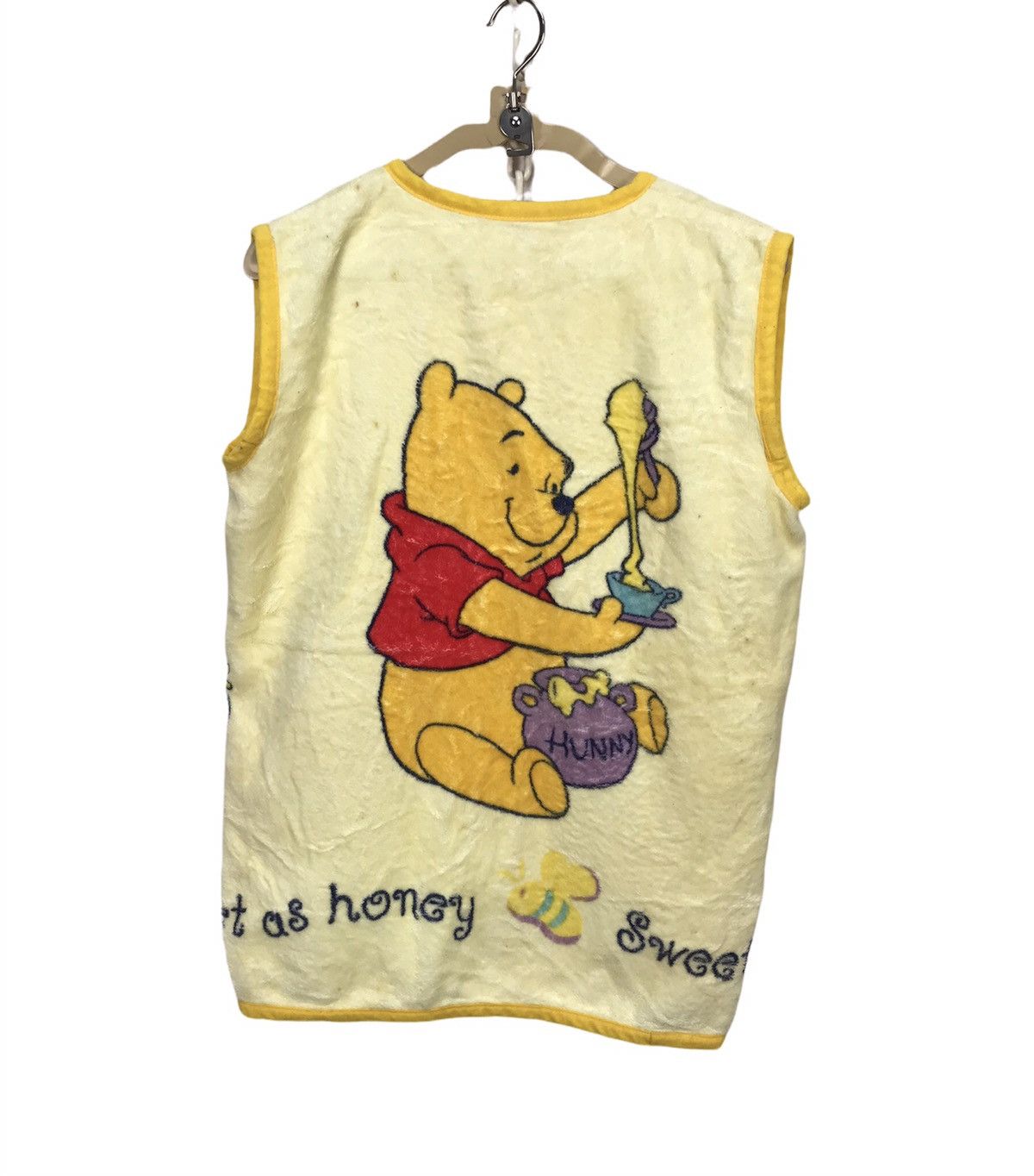 Disney Pooh by Disney printed fleece sleeveless zipper jacket Size US S / EU 44-46 / 1 - 2 Thumbnail