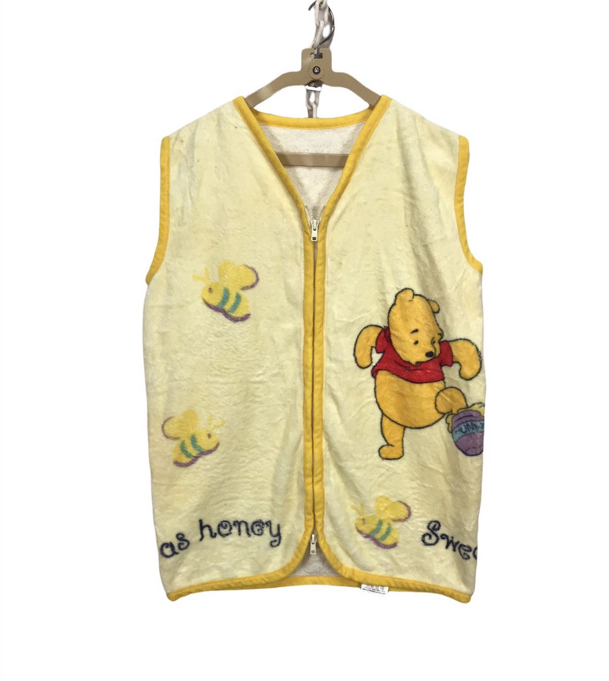 Disney Pooh by Disney printed fleece sleeveless zipper jacket Size US S / EU 44-46 / 1 - 1 Thumbnail
