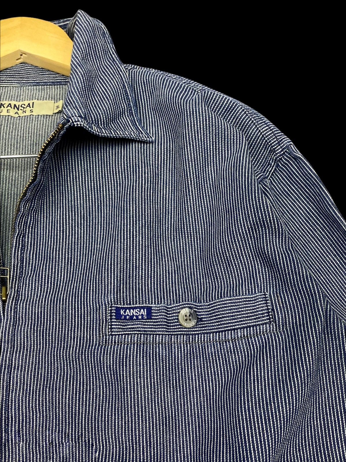 Kansai Yamamoto VINTAGE KANSAI JEANS LIGHT JACKET Size US L / EU 52-54 / 3 - 8 Thumbnail
