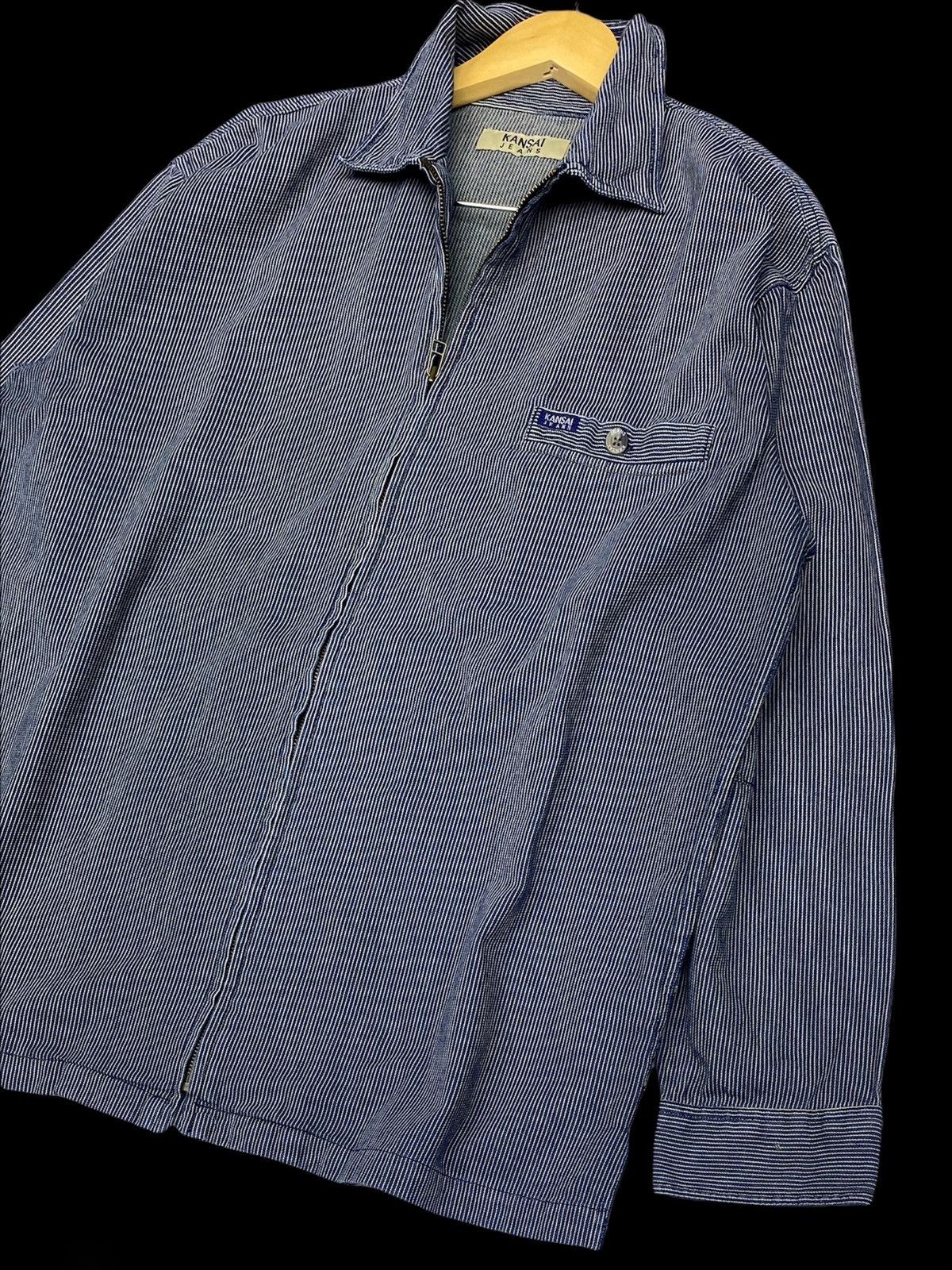 Kansai Yamamoto VINTAGE KANSAI JEANS LIGHT JACKET Size US L / EU 52-54 / 3 - 10 Thumbnail