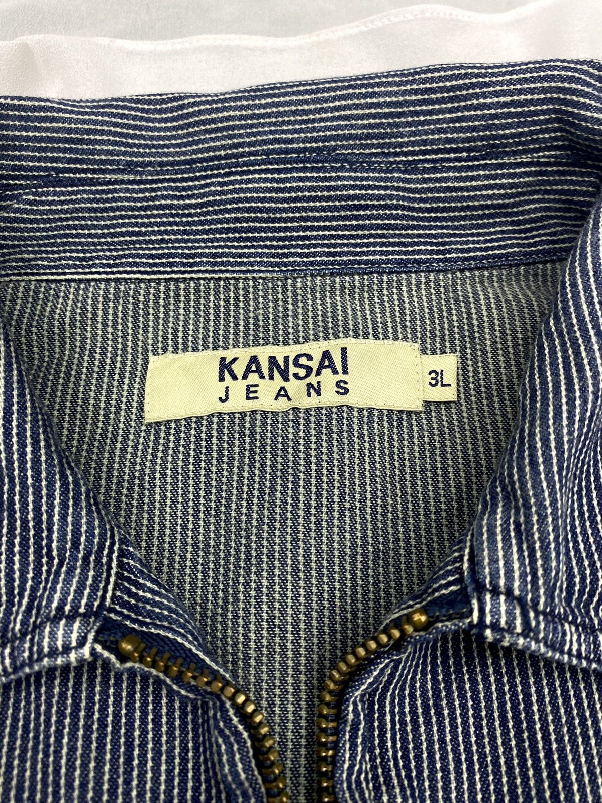 Kansai Yamamoto VINTAGE KANSAI JEANS LIGHT JACKET Size US L / EU 52-54 / 3 - 6 Thumbnail