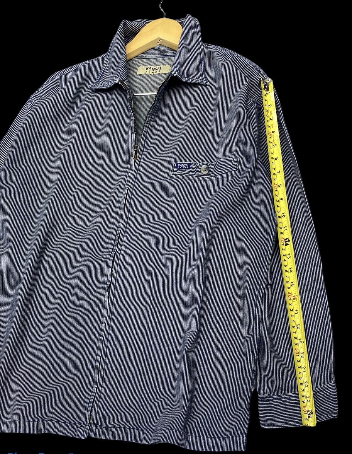 Kansai Yamamoto VINTAGE KANSAI JEANS LIGHT JACKET Size US L / EU 52-54 / 3 - 21 Thumbnail