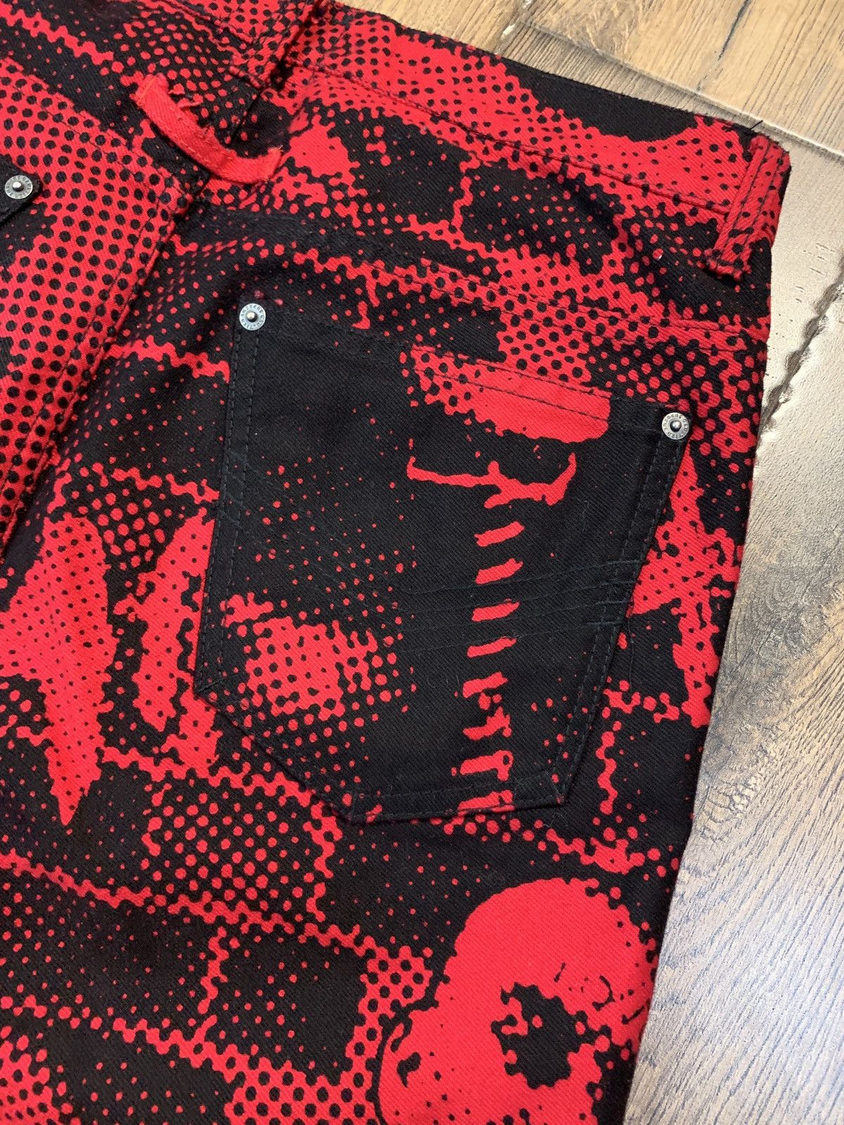 Jean Paul Gaultier × Supreme Supreme Jean Paul Gaultier Fuck Racism Jeans Red 32 Size US 32 / EU 48 - 9 Thumbnail