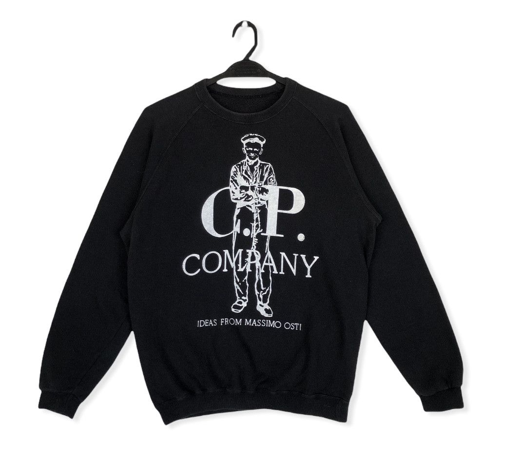 C.P. Company RARE🔥VINTAGE C.P. COMPANY LOGO SWEATSHIRT MADE IN JAPAN Size US M / EU 48-50 / 2 - 1 Thumbnail
