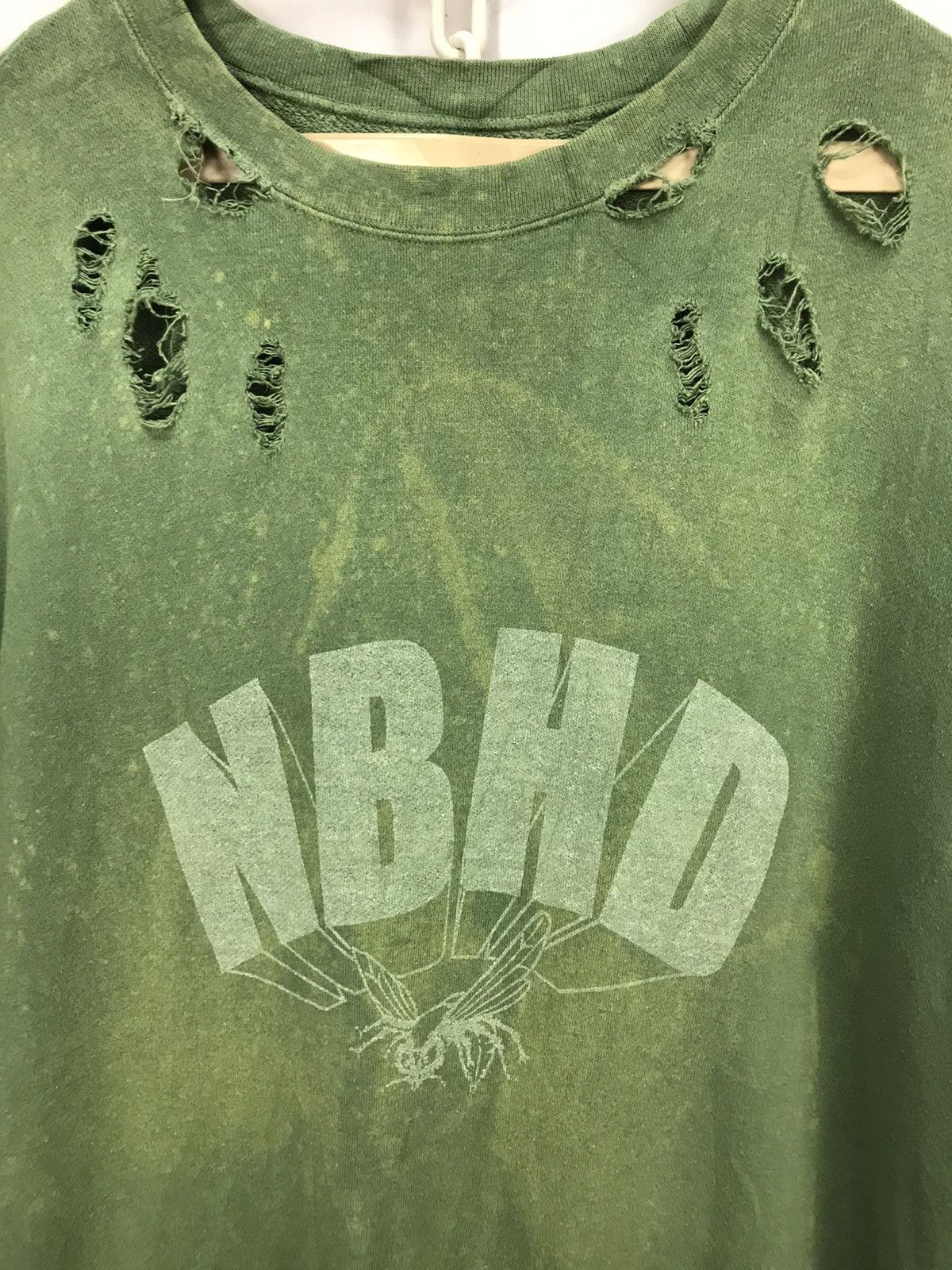 Neighborhood 🔥BEST OFFER 🔥Neighborhood shortsleeve sweatshirt distressed Size US XL / EU 56 / 4 - 8 Thumbnail