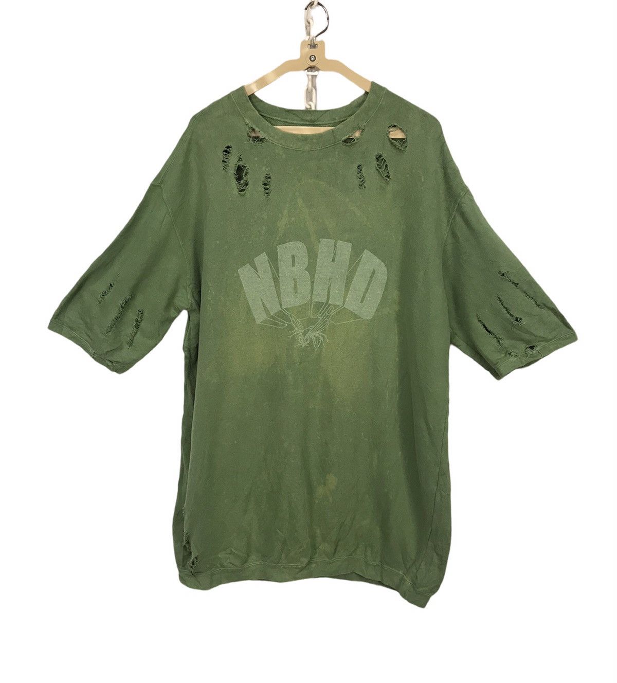 Neighborhood 🔥BEST OFFER 🔥Neighborhood shortsleeve sweatshirt distressed Size US XL / EU 56 / 4 - 1 Thumbnail