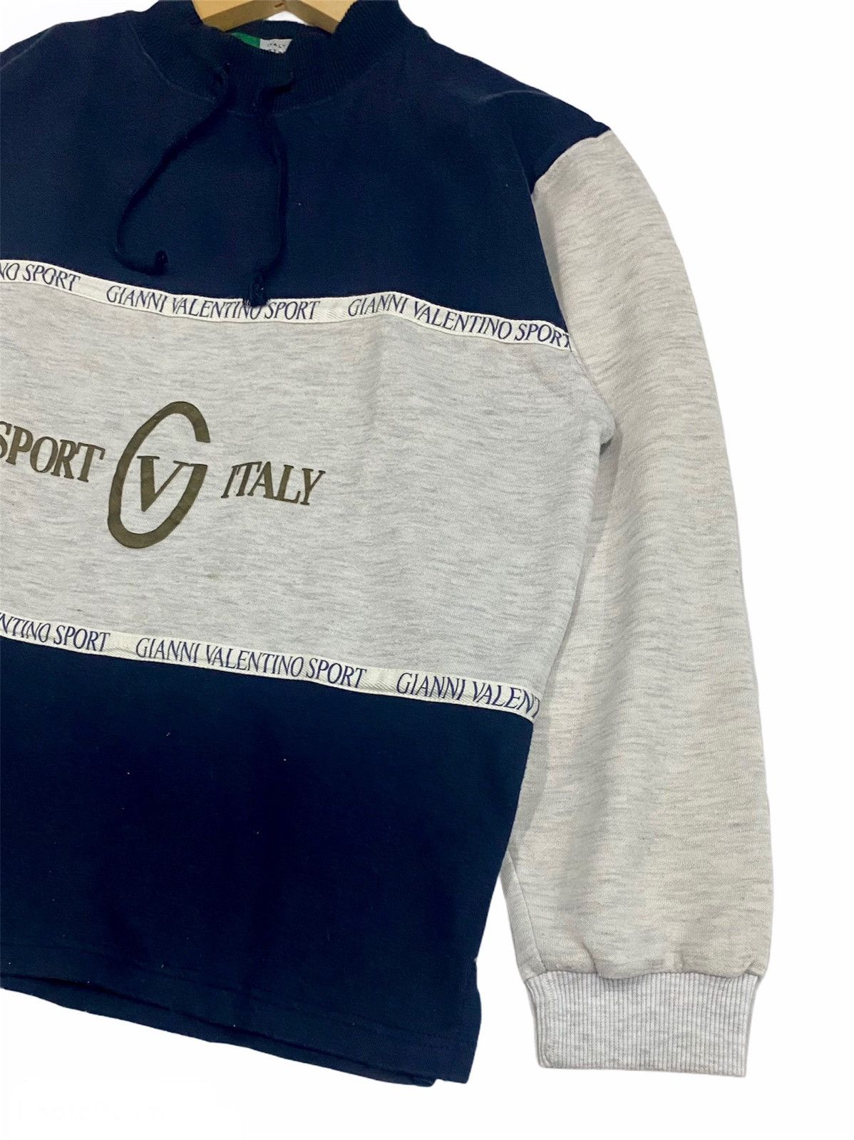 Gianni Valentino × Valentino VTG GIANNI VALENTINO ITLY SPORT SPELOUT BIG LOGO SWEATSHIRT Size US M / EU 48-50 / 2 - 5 Thumbnail