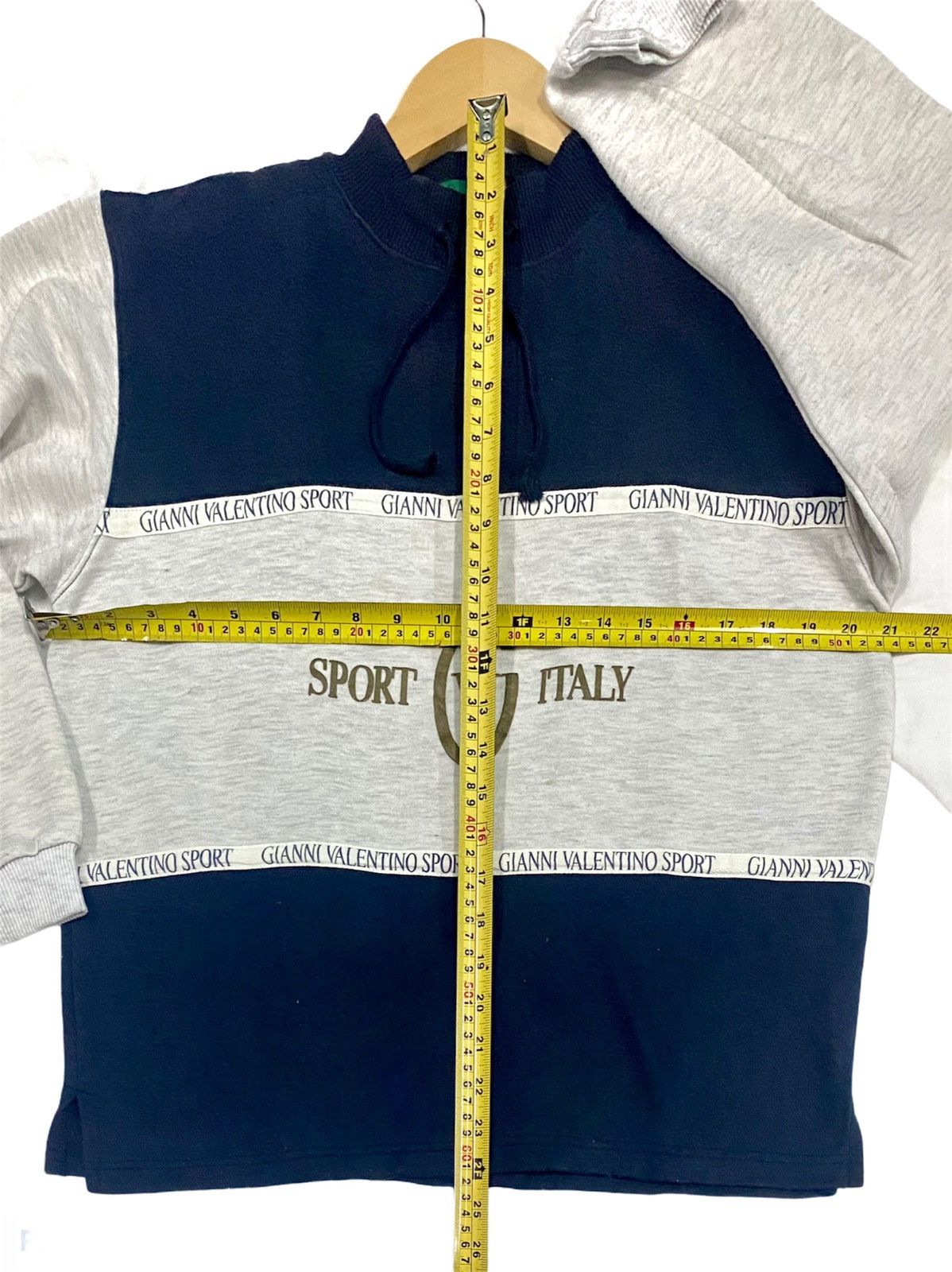 Gianni Valentino × Valentino VTG GIANNI VALENTINO ITLY SPORT SPELOUT BIG LOGO SWEATSHIRT Size US M / EU 48-50 / 2 - 13 Thumbnail