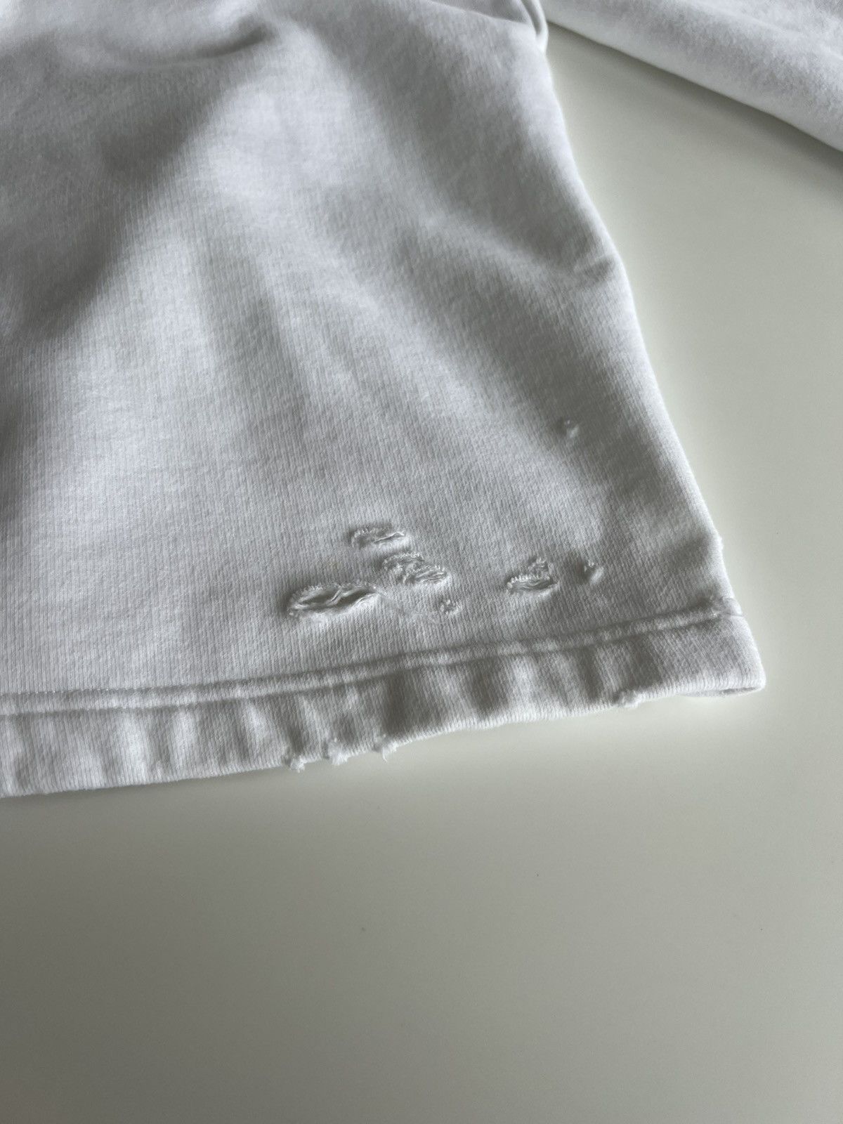 Balenciaga Balenciaga Blurry Logo Oversized Distressed Hoodie Size US L / EU 52-54 / 3 - 10 Thumbnail