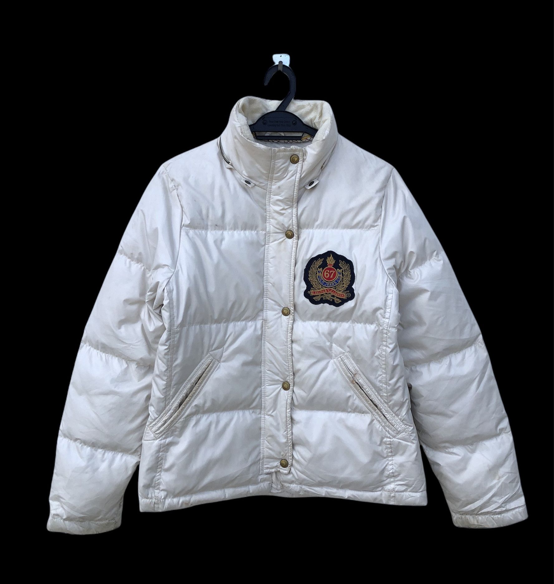 Polo Ralph Lauren VINTAGE POLO JEANS SHORT PUFFER JACKET Size M / US 6-8 / IT 42-44 - 1 Thumbnail