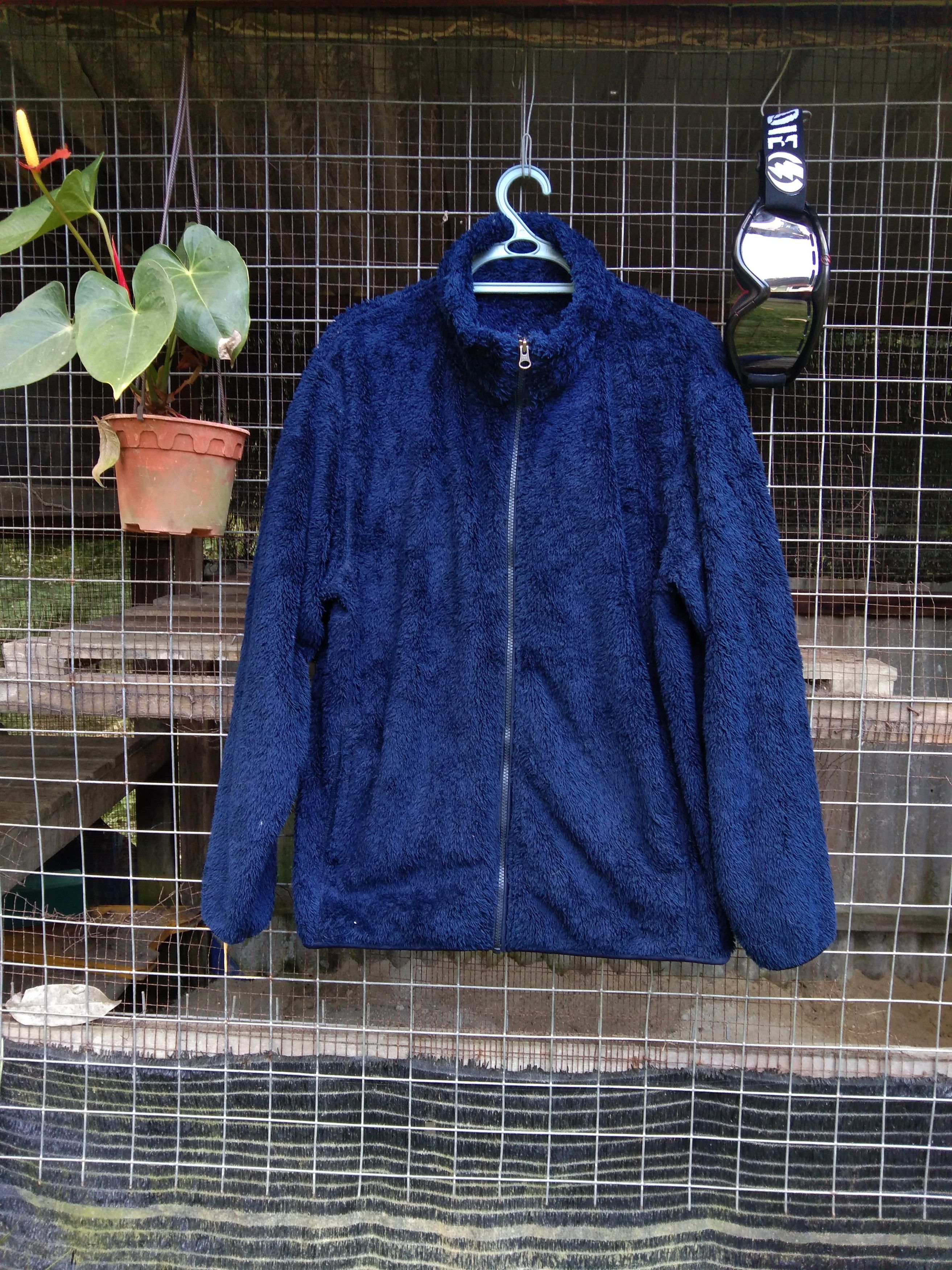 Japanese Brand × Uniqlo UNIQLO FLUFFY YARN FULL-ZIPPER JACKET Size US L / EU 52-54 / 3 - 3 Thumbnail