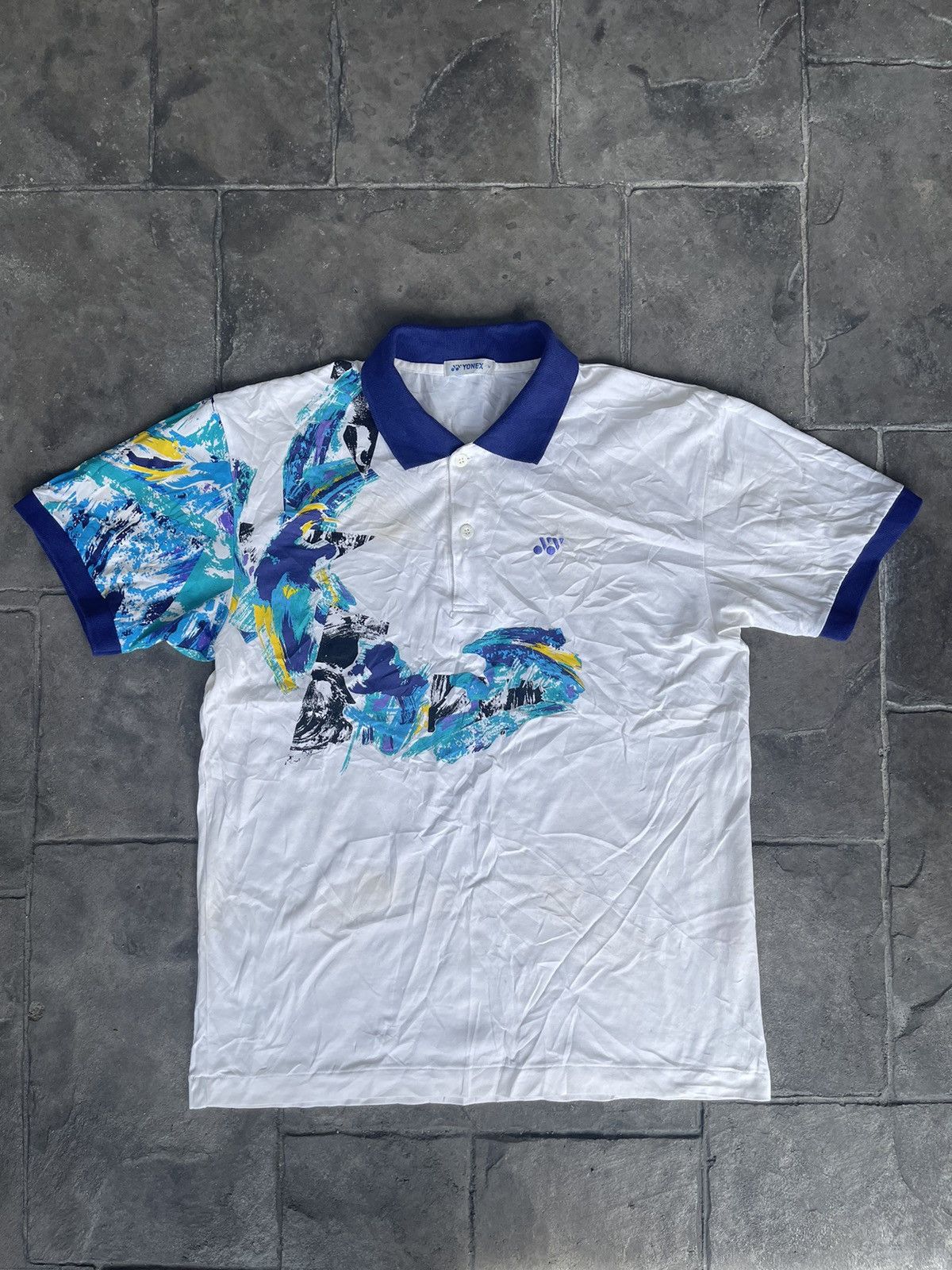 Japanese Brand JAPAN MADE Vintage Yonex Single Stitch Polo Size US M / EU 48-50 / 2 - 1 Thumbnail