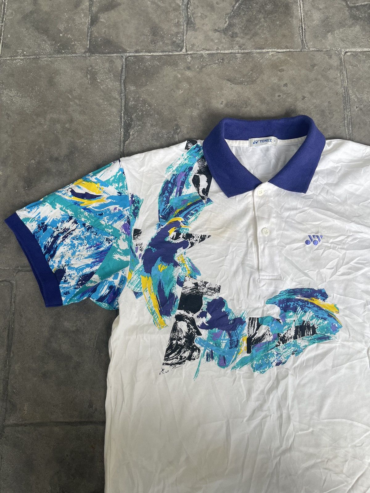Japanese Brand JAPAN MADE Vintage Yonex Single Stitch Polo Size US M / EU 48-50 / 2 - 2 Thumbnail
