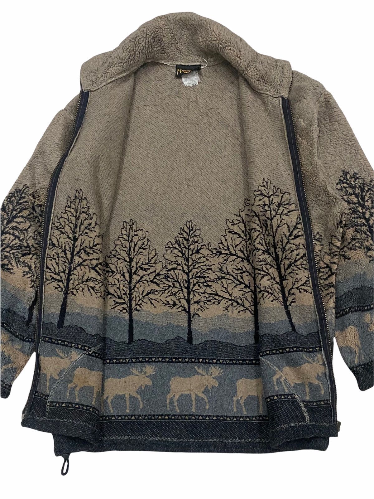 Marshall Artist VINTAGE PRINTED FLEECE by MARSHLANDS CANADA FULLZIP Size US M / EU 48-50 / 2 - 15 Thumbnail