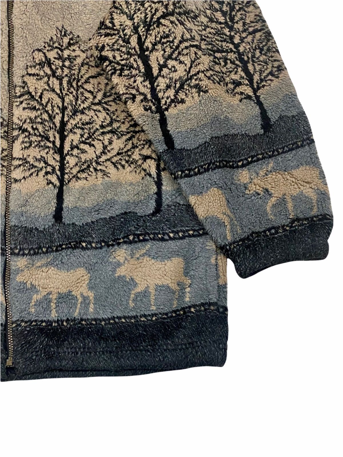 Marshall Artist VINTAGE PRINTED FLEECE by MARSHLANDS CANADA FULLZIP Size US M / EU 48-50 / 2 - 10 Thumbnail
