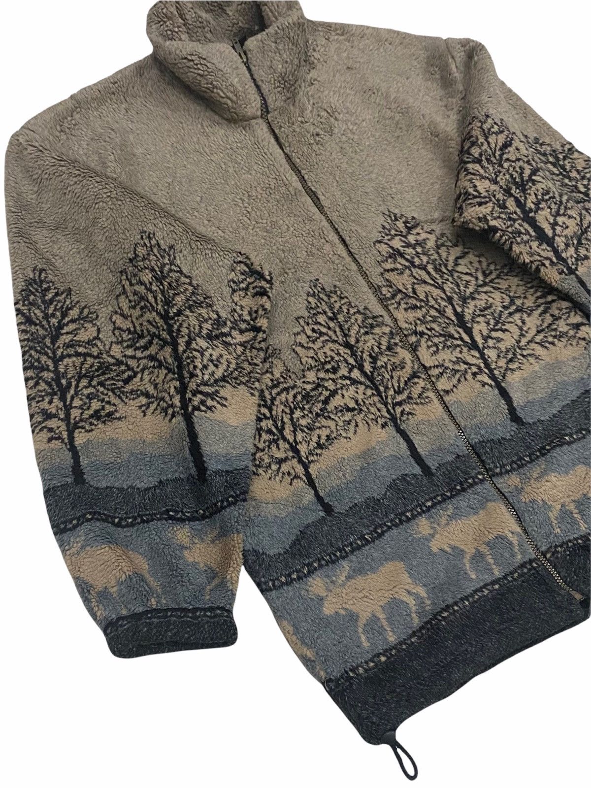 Marshall Artist VINTAGE PRINTED FLEECE by MARSHLANDS CANADA FULLZIP Size US M / EU 48-50 / 2 - 9 Thumbnail