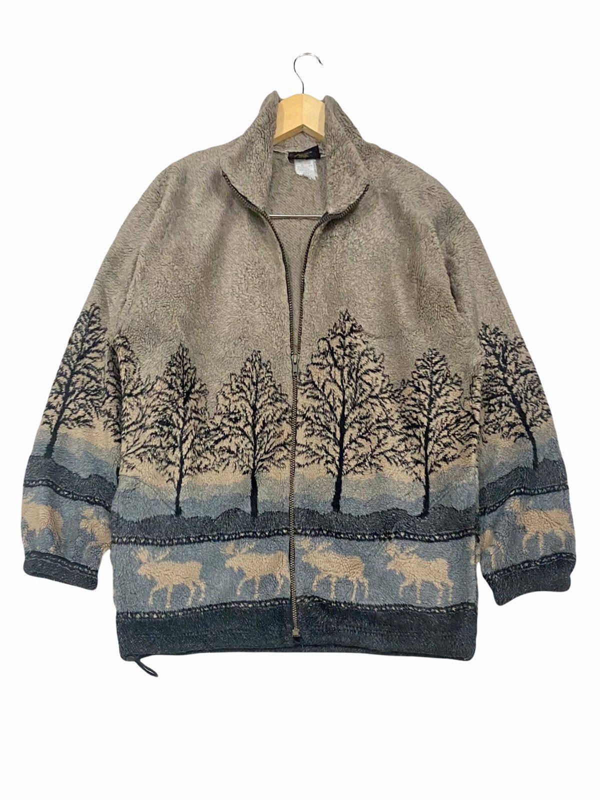 Marshall Artist VINTAGE PRINTED FLEECE by MARSHLANDS CANADA FULLZIP Size US M / EU 48-50 / 2 - 1 Thumbnail