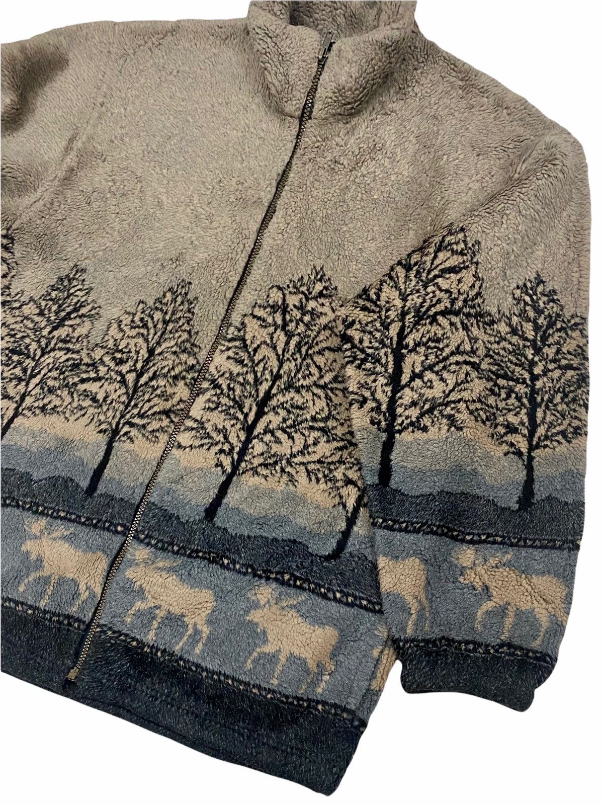Marshall Artist VINTAGE PRINTED FLEECE by MARSHLANDS CANADA FULLZIP Size US M / EU 48-50 / 2 - 8 Thumbnail
