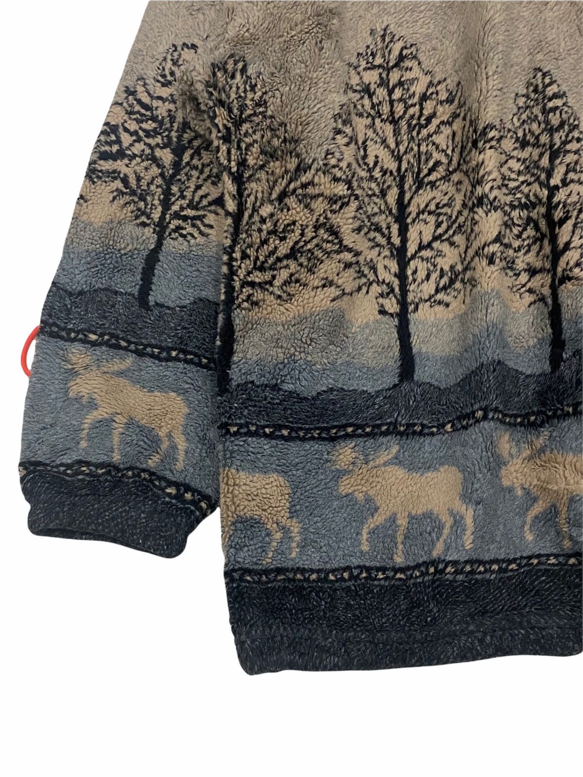 Marshall Artist VINTAGE PRINTED FLEECE by MARSHLANDS CANADA FULLZIP Size US M / EU 48-50 / 2 - 11 Thumbnail