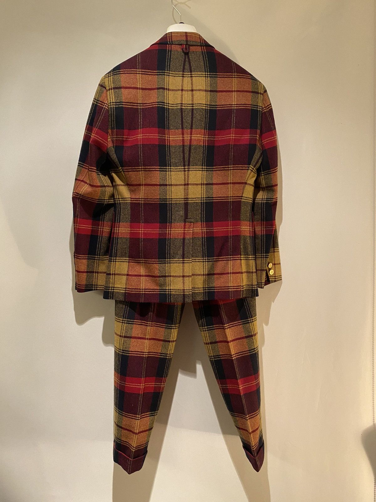 Brooks Brothers × Brooks Brothers Black Fleece × Thom Browne Rare Fall 2013 Check Tweeds Suit by Thom Browne Size 36S - 2 Thumbnail