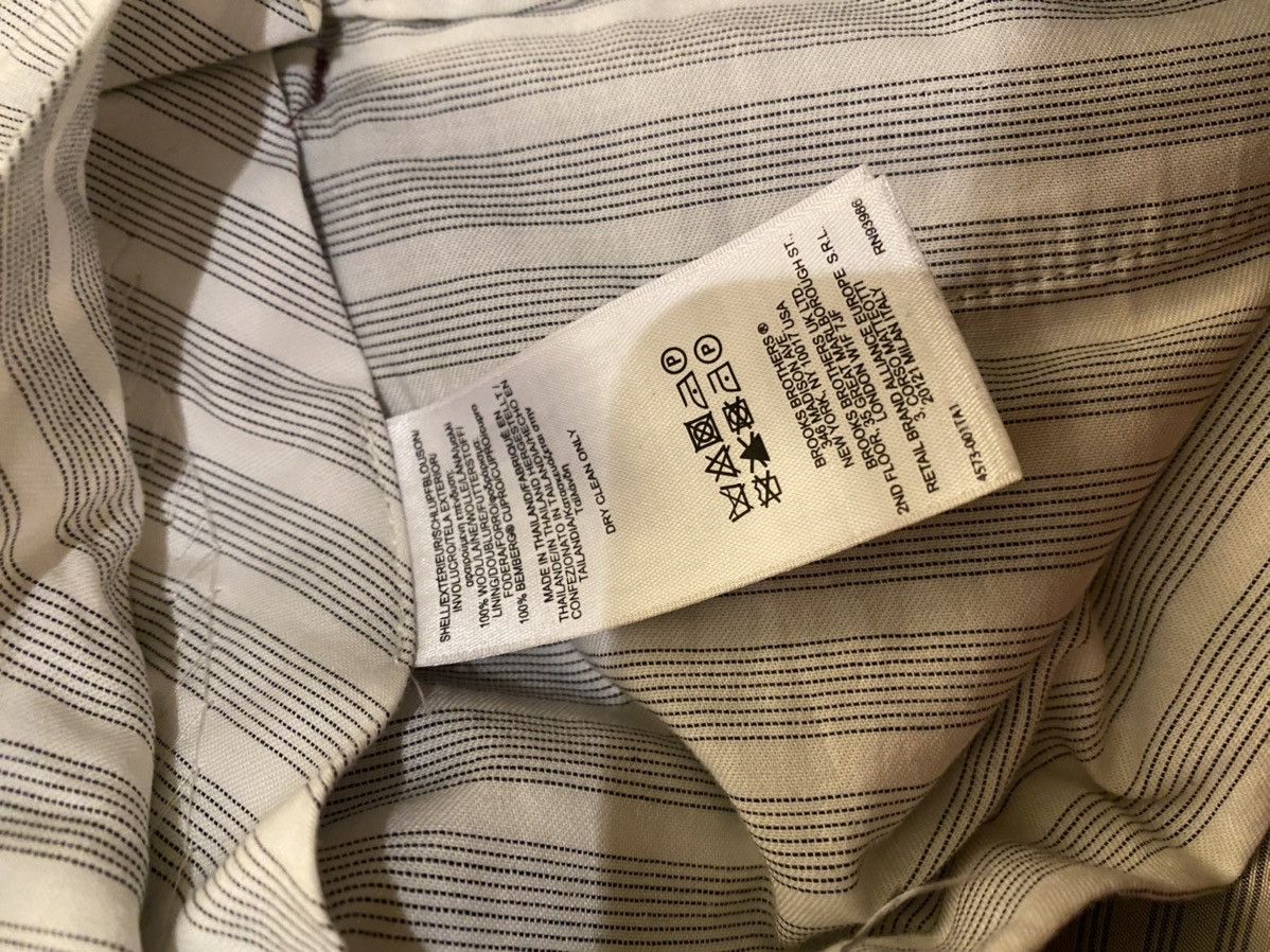 Brooks Brothers × Brooks Brothers Black Fleece × Thom Browne Rare Fall 2013 Check Tweeds Suit by Thom Browne Size 36S - 19 Thumbnail