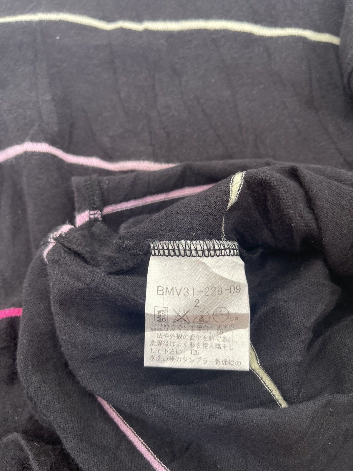 Burberry JAPAN MADE Burberry Black Label Striped Polo Size US S / EU 44-46 / 1 - 3 Thumbnail