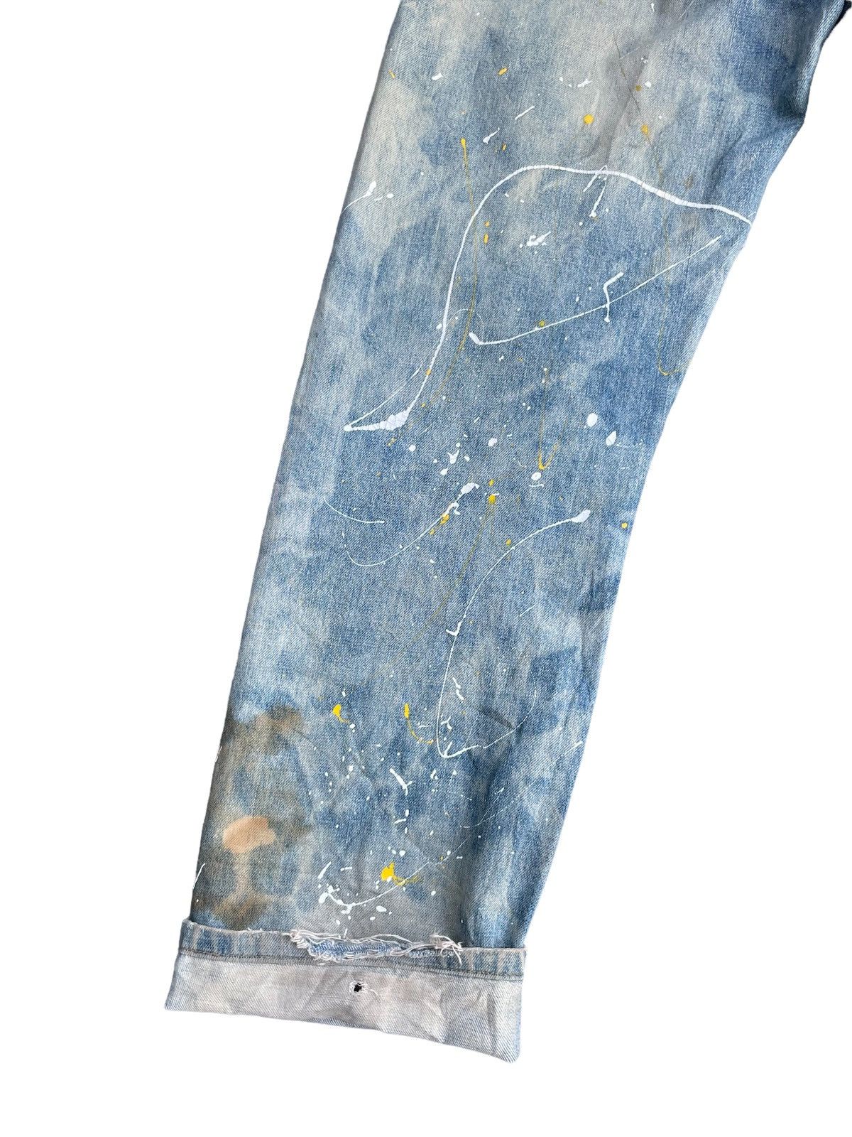 Levi's 🔥STEALS🔥Vintage 1995 Levis 551Z E Distresed & Painted Size US 34 / EU 50 - 13 Thumbnail