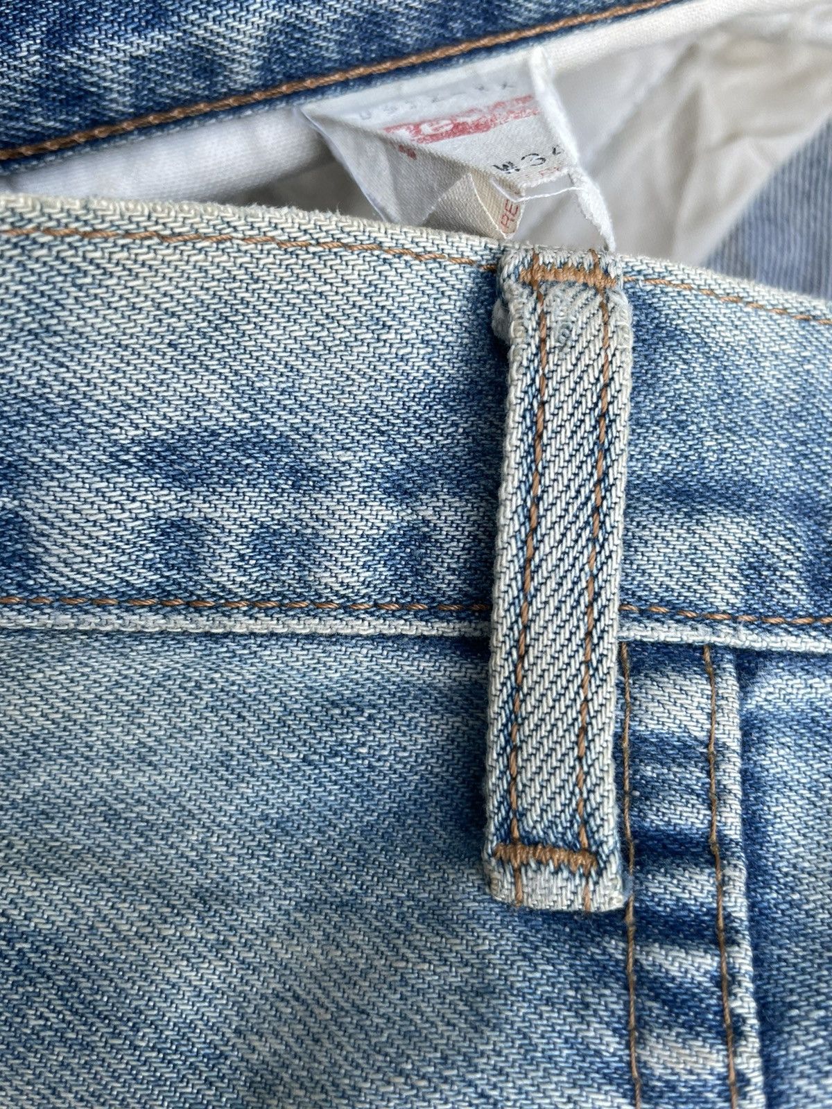 Levi's 🔥STEALS🔥Vintage 1995 Levis 551Z E Distresed & Painted Size US 34 / EU 50 - 19 Thumbnail