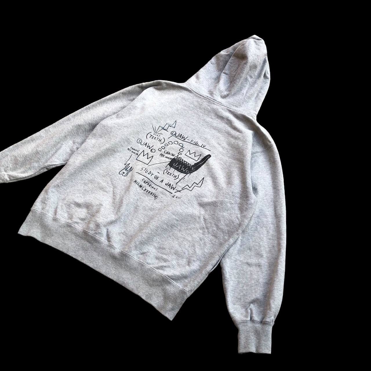 Jean-Michel Basquiat VINTAGE JEAN MICHEL BASQUIAT STUDY OF JAW HOODIE Size US M / EU 48-50 / 2 - 4 Thumbnail