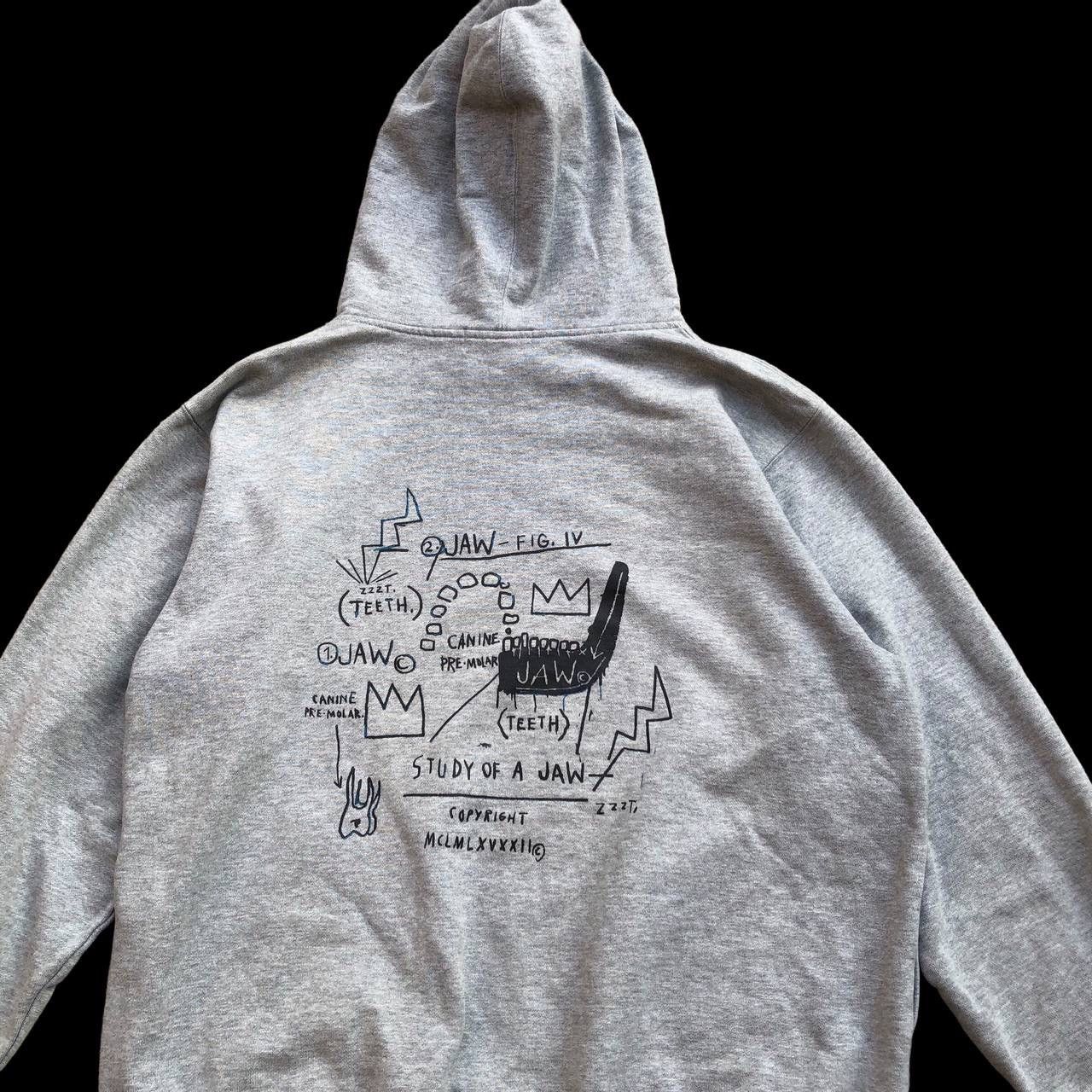 Jean-Michel Basquiat VINTAGE JEAN MICHEL BASQUIAT STUDY OF JAW HOODIE Size US M / EU 48-50 / 2 - 5 Thumbnail