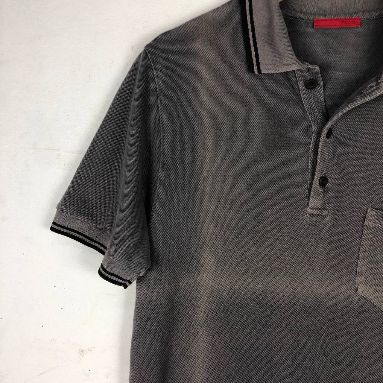 Prada VINTAGE PRADA DISTRESSED FADED POLOS SHIRT Size US S / EU 44-46 / 1 - 4 Thumbnail