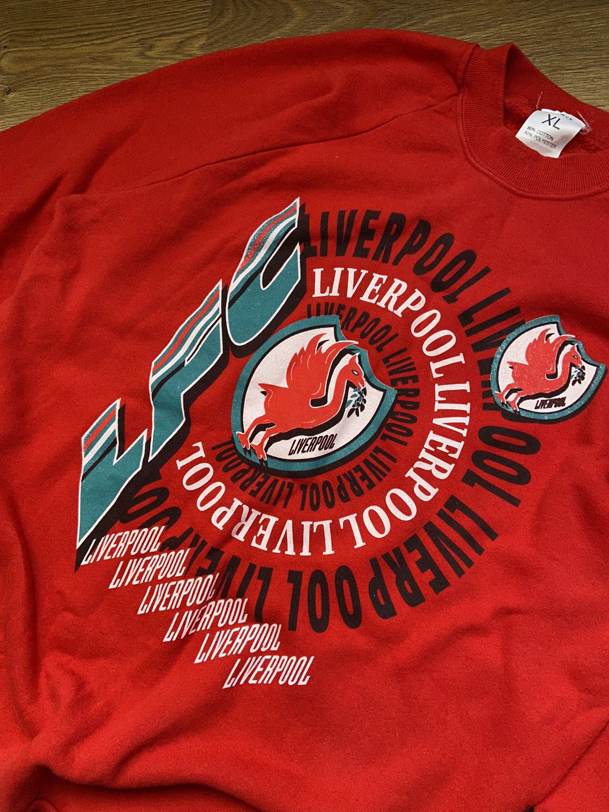 Vintage Liverpool big logo y2k vintage sweatshirt Size US L / EU 52-54 / 3 - 2 Thumbnail